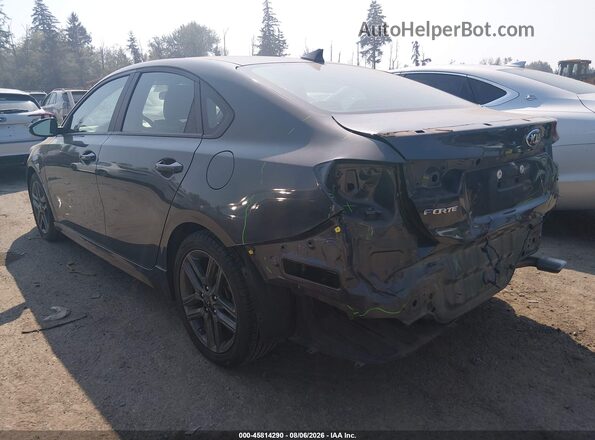 3KPF34AD3ME377378 2021 KIA FORTE Черный Задняя левая четверть