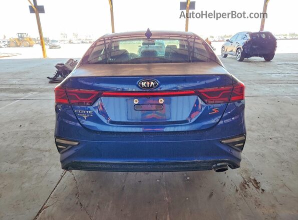 3KPF34AD4KE013077 2019 KIA FORTE Blue Widok z tyłu