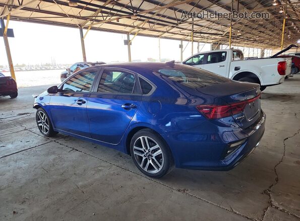 3KPF34AD4KE013077 2019 KIA FORTE Blue Tył lewy