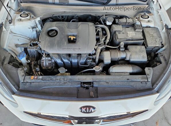 3KPF34AD4LE248726 2020 KIA FORTE White Widok wnętrza z tyłu