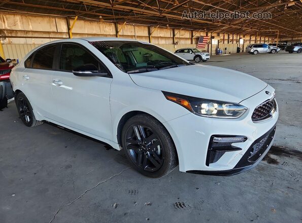 3KPF34AD4LE248726 2020 KIA FORTE White Przód prawy