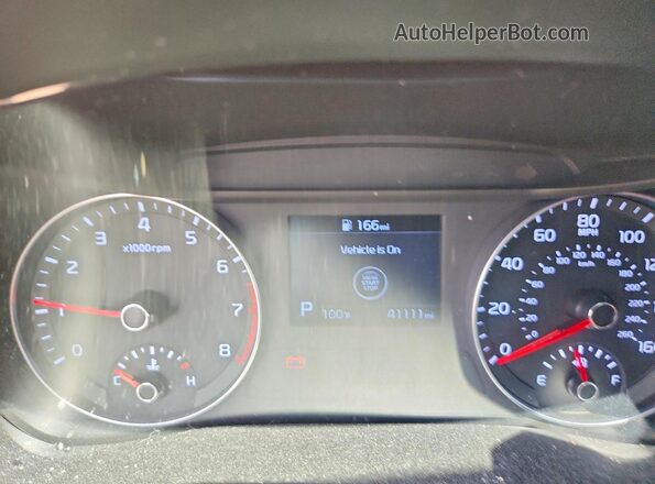 3KPF34AD4ME292520 2021 KIA FORTE Gray Вид щитка приладів