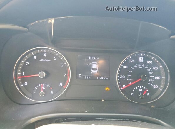 3KPF34AD4ME402871 2021 KIA FORTE Charcoal Вид щитка приладів