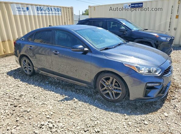 3KPF34AD4ME402871 2021 KIA FORTE Charcoal Передня права чверть