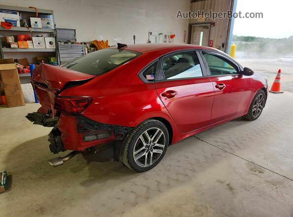 3KPF34AD5KE017753 2019 KIA FORTE Burgundy Rear right