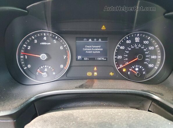 3KPF34AD5KE063731 2019 KIA FORTE Silver Սարքավորումների վահանակի տեսք