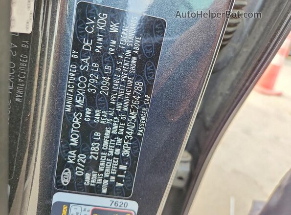 3KPF34AD5ME264788 2021 KIA FORTE Black Вид підкапотного простору