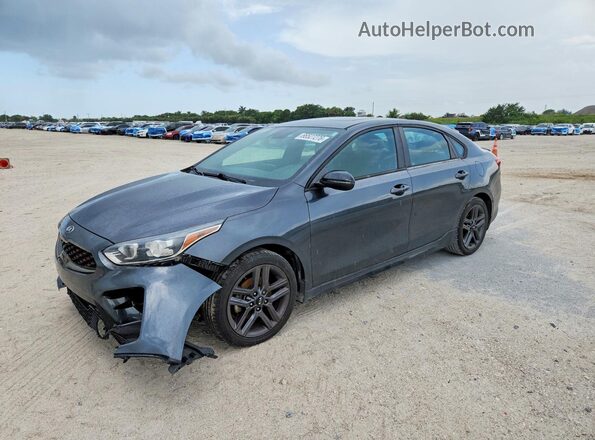 3KPF34AD5ME269490 2021 KIA FORTE Charcoal Tył prawy