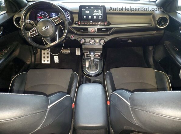 3KPF34AD5ME309695 2021 KIA FORTE Gray Dashboard view