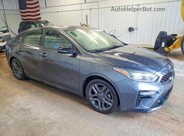 3KPF34AD5ME309695 2021 KIA FORTE Gray Front right