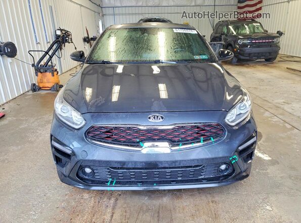 3KPF34AD5ME309695 2021 KIA FORTE Gray Front view