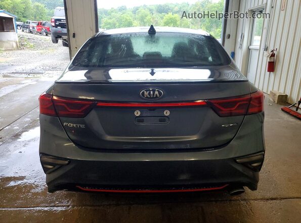 3KPF34AD5ME309695 2021 KIA FORTE Gray Rear view
