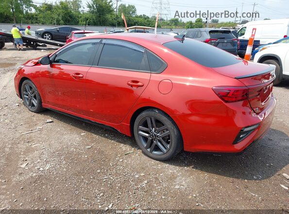 3KPF34AD5ME356922 2021 KIA FORTE Orange Задня ліва чверть