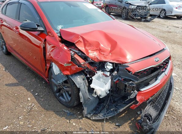 3KPF34AD5ME356922 2021 KIA FORTE Orange Вид спереду