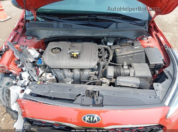 3KPF34AD5ME356922 2021 KIA FORTE Orange Вид ззаду