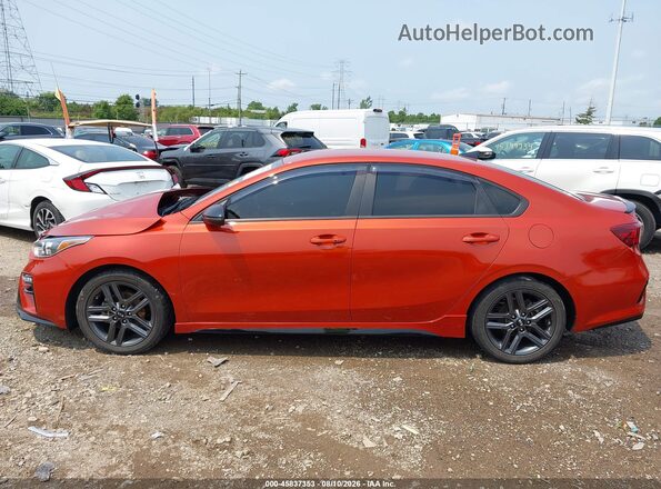 3KPF34AD5ME356922 2021 KIA FORTE Orange Панорамний вид салону 360°