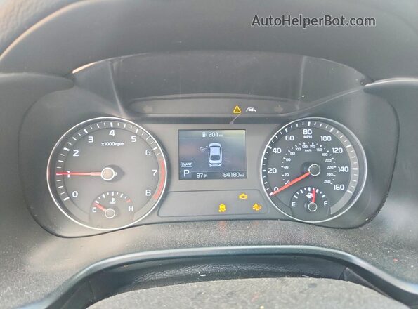 3KPF34AD6LE165752 2020 KIA FORTE White Instrument cluster view