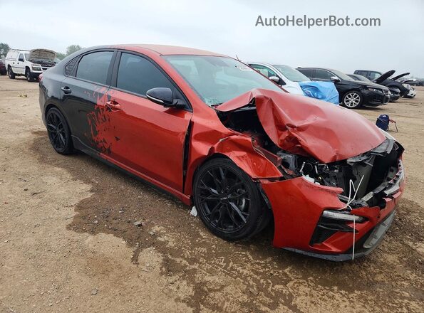 3KPF34AD6LE255449 2020 KIA FORTE Orange Przód prawy