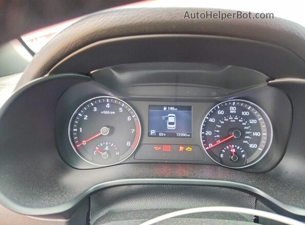 3KPF34AD6LE255449 2020 KIA FORTE Orange Widok zestawu wskaźników