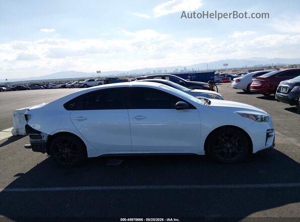 3KPF34AD6ME330412 2021 KIA FORTE White Widok wnętrza 360 stopni