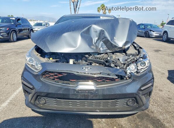 3KPF34AD6ME354077 2021 KIA FORTE Серый Вид спереди