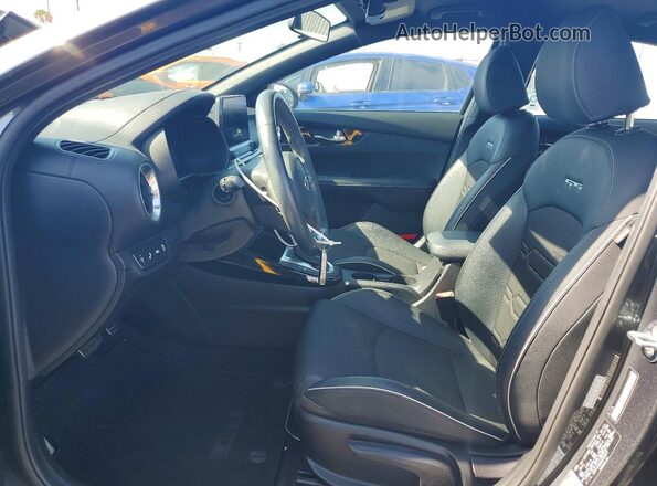 3KPF34AD6ME354077 2021 KIA FORTE Серый Вид салона спереди