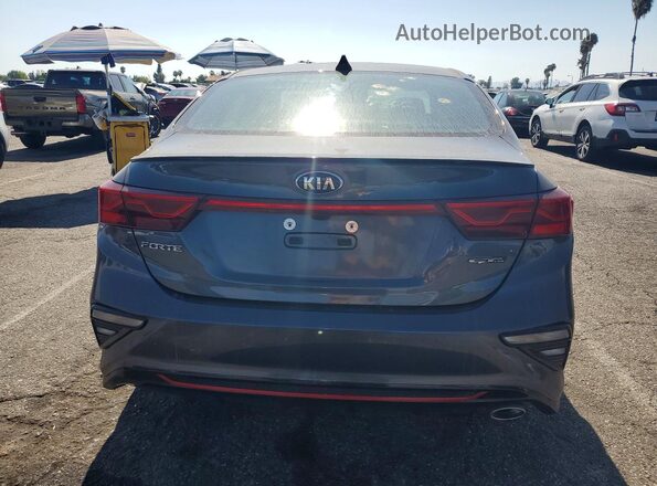 3KPF34AD6ME354077 2021 KIA FORTE Серый Вид сзади
