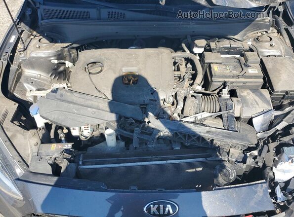 3KPF34AD6ME354077 2021 KIA FORTE Серый Вид задней части салона
