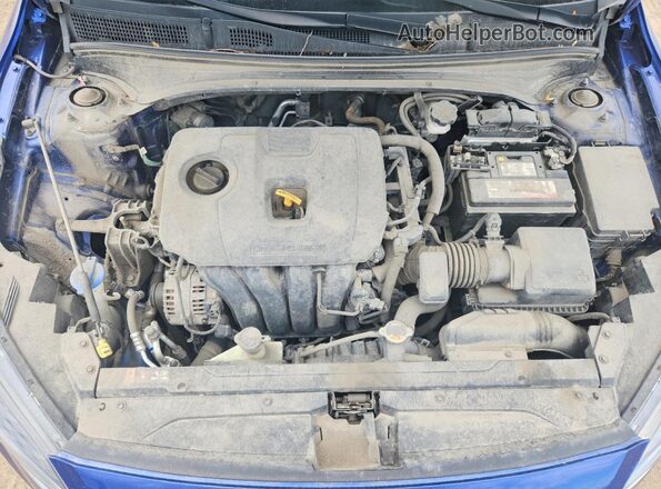 3KPF34AD6PE556325 2023 KIA FORTE Blue Rear interior view