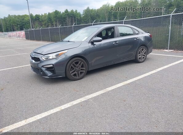 3KPF34AD7KE028897 2019 KIA FORTE Gray Vista tres cuartos delantera izquierda