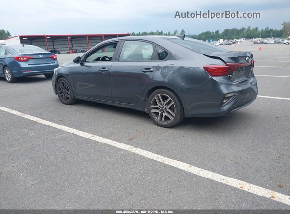 3KPF34AD7KE028897 2019 KIA FORTE Gray Trasero izquierdo