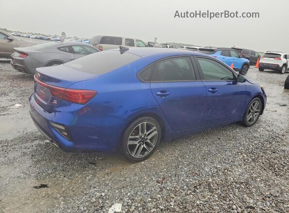 3KPF34AD7KE094625 2019 KIA FORTE Blue Հետևի աջ