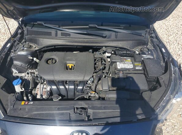 3KPF34AD7LE200475 2020 KIA FORTE Charcoal Vista interior trasera