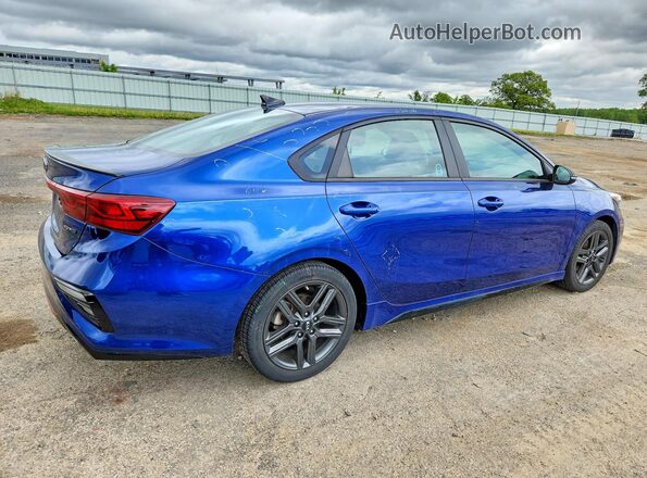 3KPF34AD7LE218331 2020 KIA FORTE Blue Tył prawy