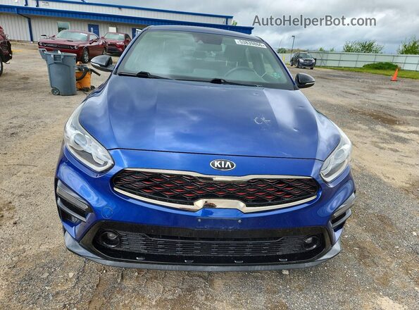 3KPF34AD7LE218331 2020 KIA FORTE Blue Widok z przodu
