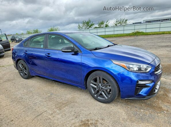 3KPF34AD7LE218331 2020 KIA FORTE Blue Przód prawy