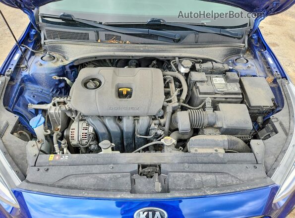 3KPF34AD7LE218331 2020 KIA FORTE Blue Widok wnętrza z tyłu