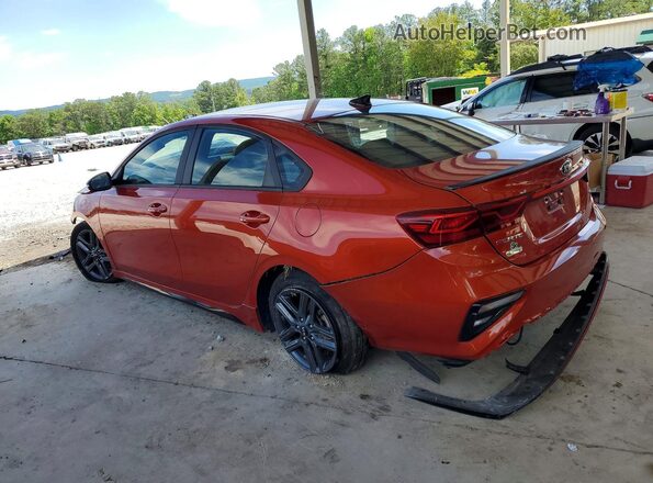 3KPF34AD7LE234268 2020 KIA FORTE Orange Trasero izquierdo