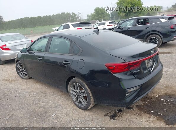 3KPF34AD8KE015690 2019 KIA FORTE Black Rear left