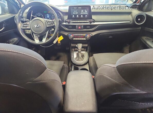 3KPF34AD8KE096917 2019 KIA FORTE Black Вид панелі приладів