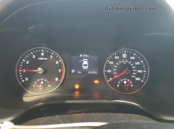 3KPF34AD8LE149942 2020 KIA FORTE Gray Вид щитка приладів