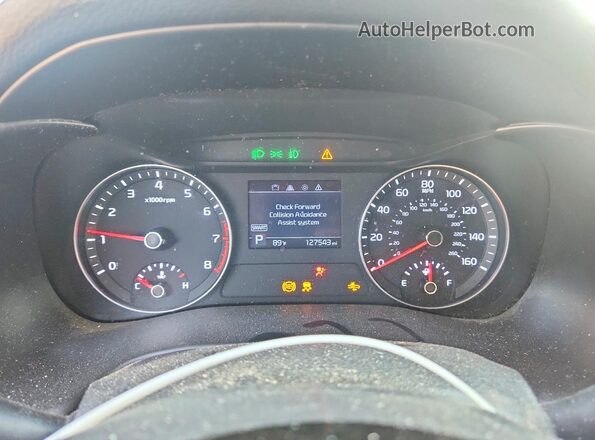 3KPF34AD8LE182147 2020 KIA FORTE White ხელსაწყოთა პანელის ხედი
