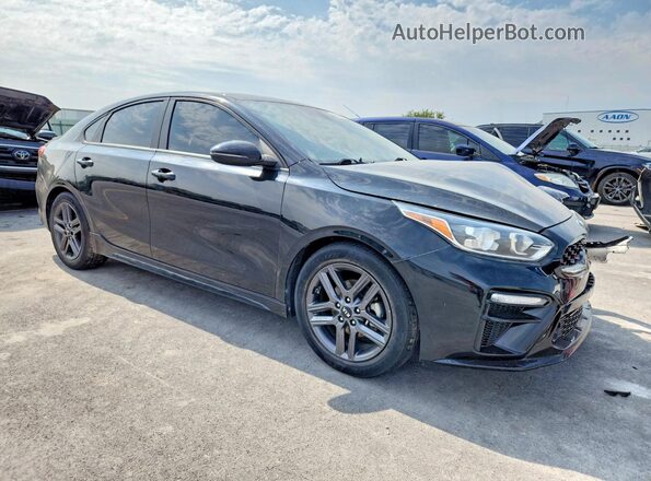 3KPF34AD8ME309755 2021 KIA FORTE Black Delantero derecho