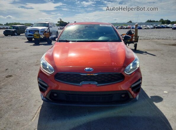 3KPF34AD8ME320612 2021 KIA FORTE Orange Widok z przodu