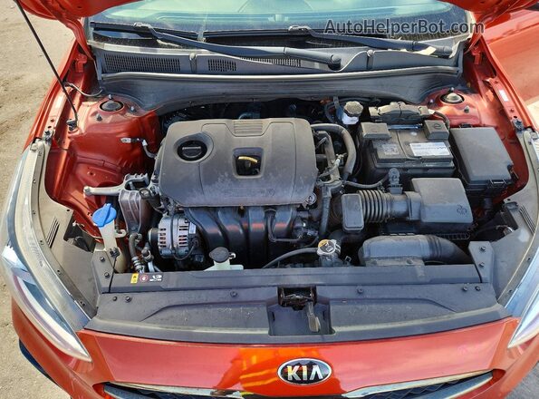 3KPF34AD8ME320612 2021 KIA FORTE Orange Widok wnętrza z tyłu