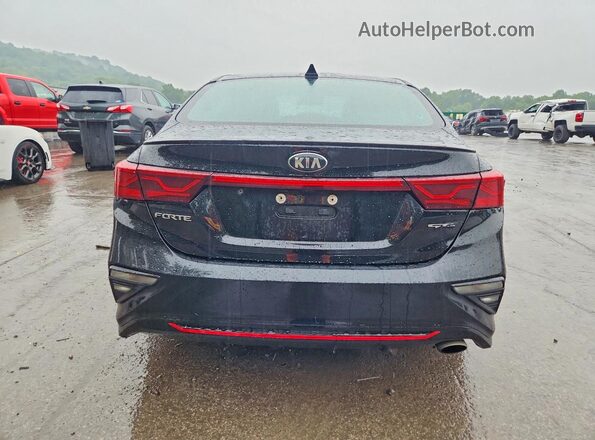 3KPF34AD8ME390935 2021 KIA FORTE Black Вид ззаду