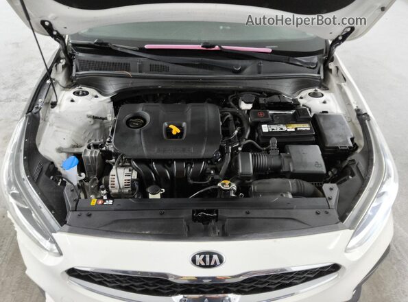 3KPF34AD9KE067345 2019 KIA FORTE White სალონის 360-გრადუსიანი ხედი