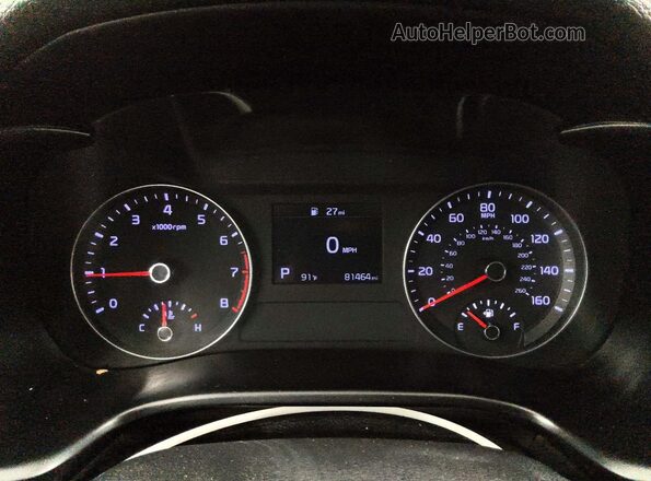3KPF34AD9KE067345 2019 KIA FORTE White ხელსაწყოთა პანელის ხედი