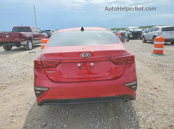 3KPF34AD9KE068754 2019 KIA FORTE Red Вид ззаду