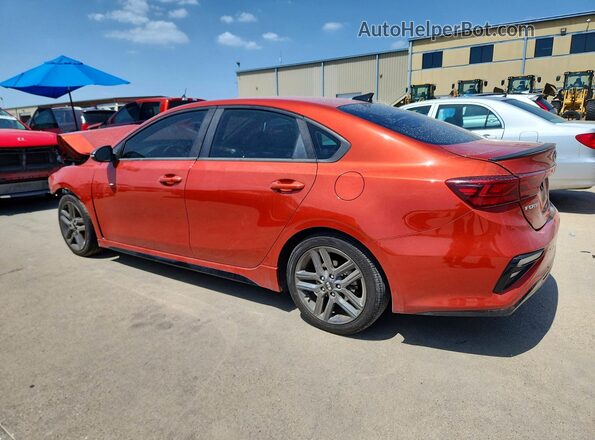 3KPF34AD9LE178737 2020 KIA FORTE Orange Trasero izquierdo